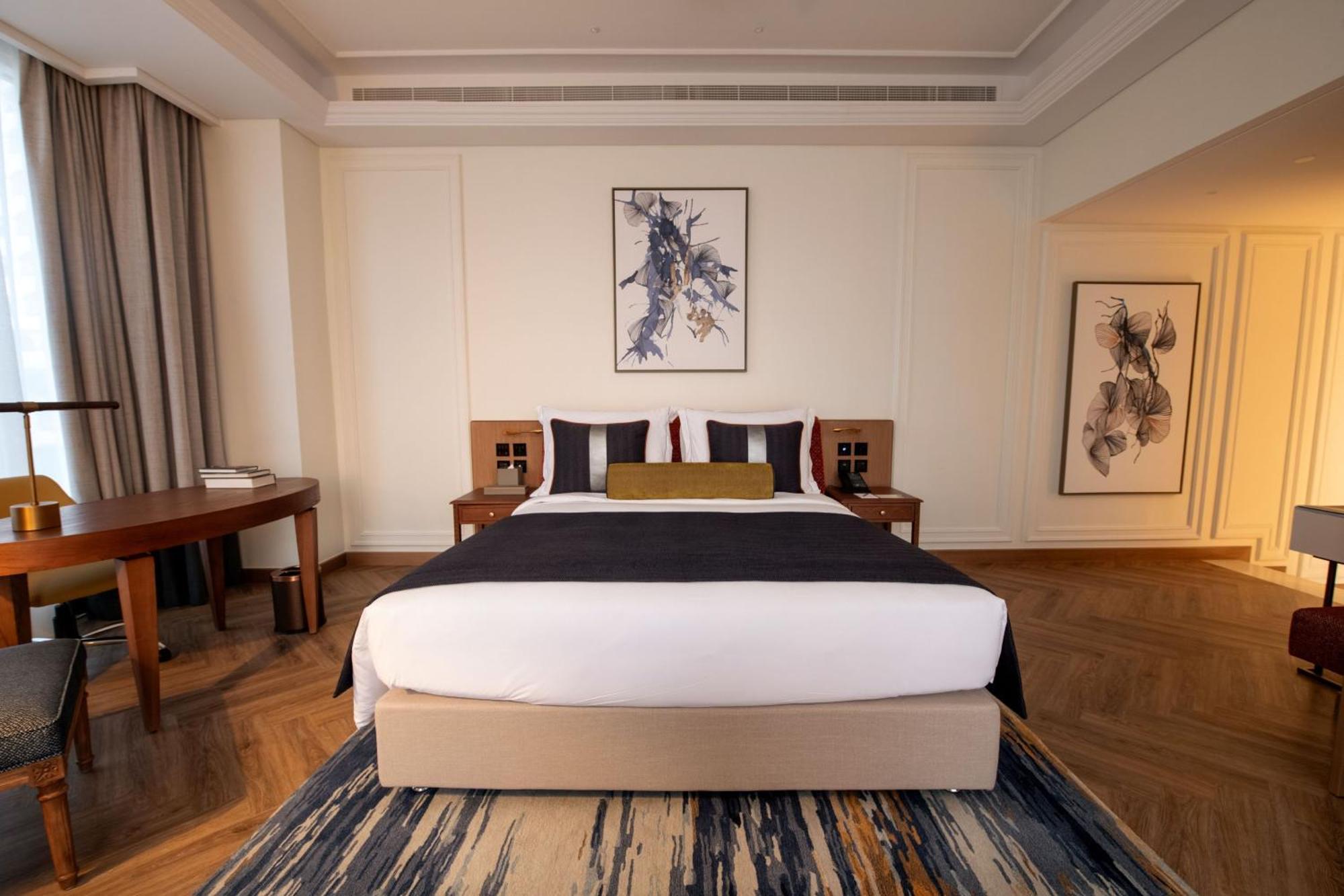فندق عجمان المظهر الخارجي الصورة A bedroom at the hotel